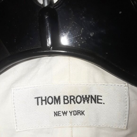 RARE Thom Browne exposed placket logo shirt - Picture 3 of 8